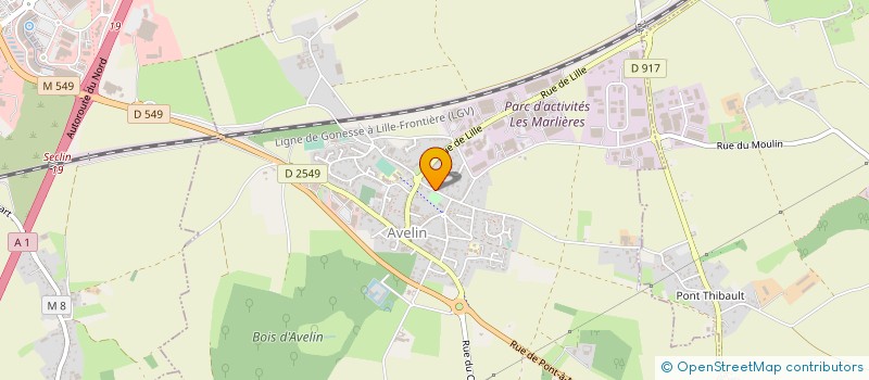 localisation de l'entreprise EURL GRETHO à ENNEVELIN