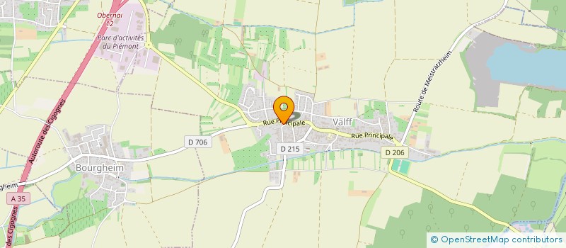 localisation de l'entreprise EURL GRIGIS  VALFF