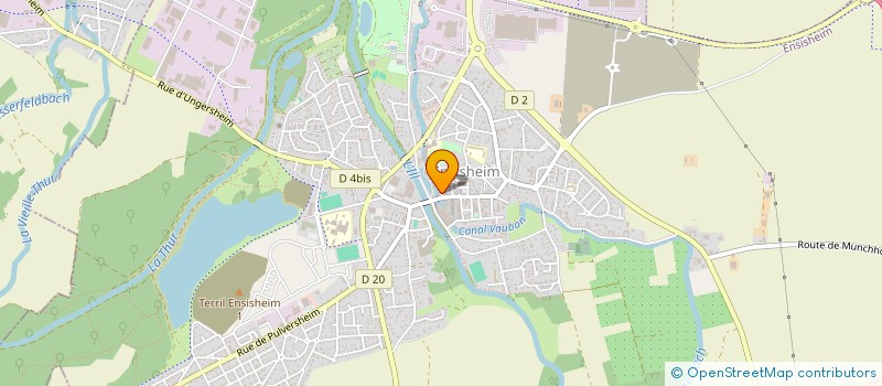 localisation de l'entreprise EURL GROFF à ENSISHEIM