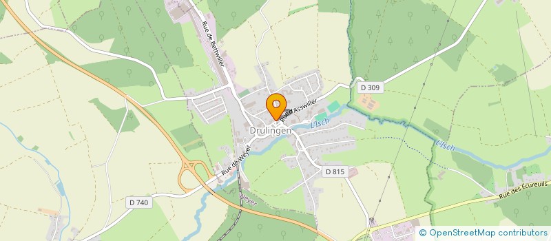 localisation de l'entreprise EURL GROSS ALAIN  ADAMSWILLER