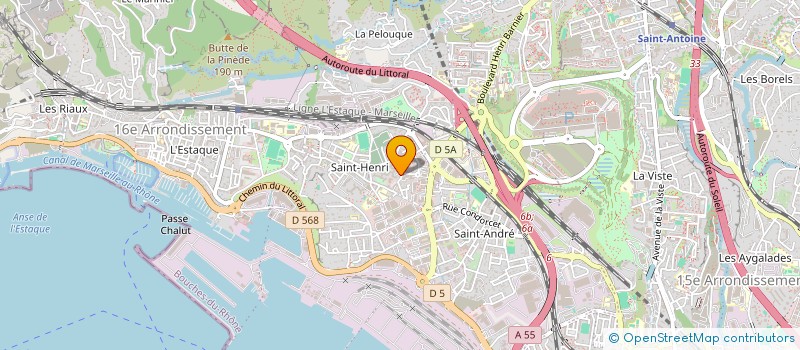 localisation de l'entreprise EURL GROUPE ASSISTANCE SOCIETE MAGHREB INTERNATIONAL CONSULTING  MARSEILLE