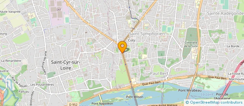 localisation de l'entreprise EURL GROUPE DBG  TOURS
