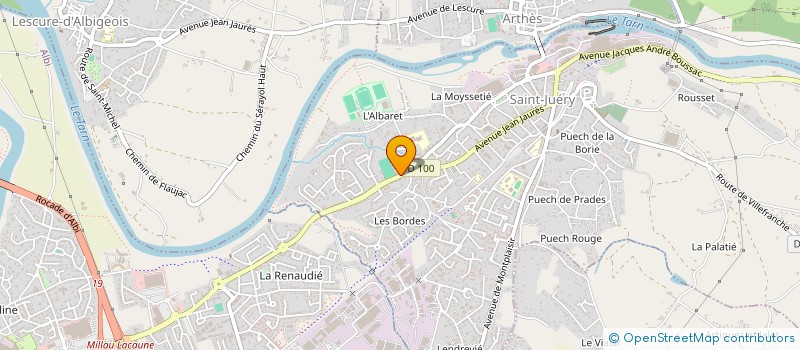 localisation de l'entreprise EURL GROUPE HAROS  SAINT-JUERY