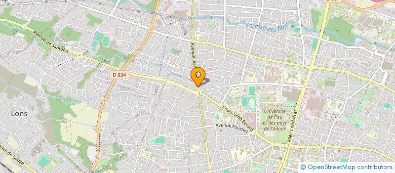 localisation de l'entreprise EURL GROWSHOP64  BILLERE