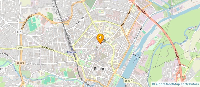 localisation de l'entreprise EURL GSM BOX  ROANNE