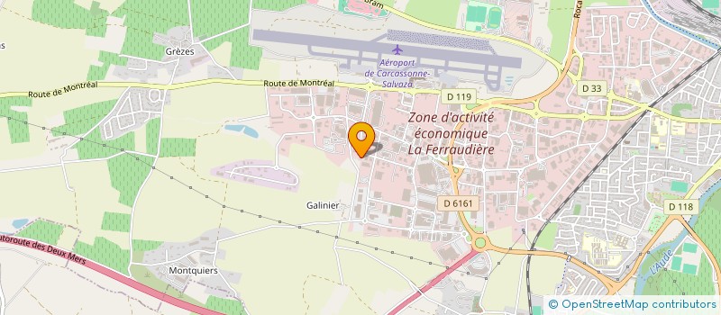 localisation de l'entreprise EURL GTR SECURITE  CARCASSONNE