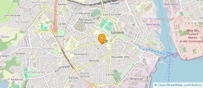 localisation de l'entreprise EURL GUEGAN à LORIENT