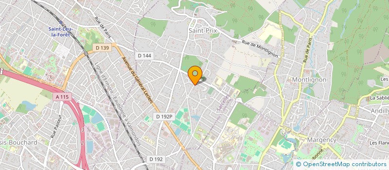 localisation de l'entreprise EURL GUEGUEN à SAINT-PRIX