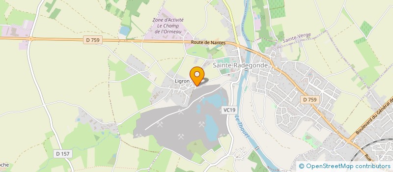 localisation de l'entreprise EURL GUENECHAULT  THOUARS