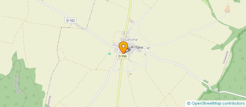 localisation de l'entreprise EURL GUENIN  LOUESME