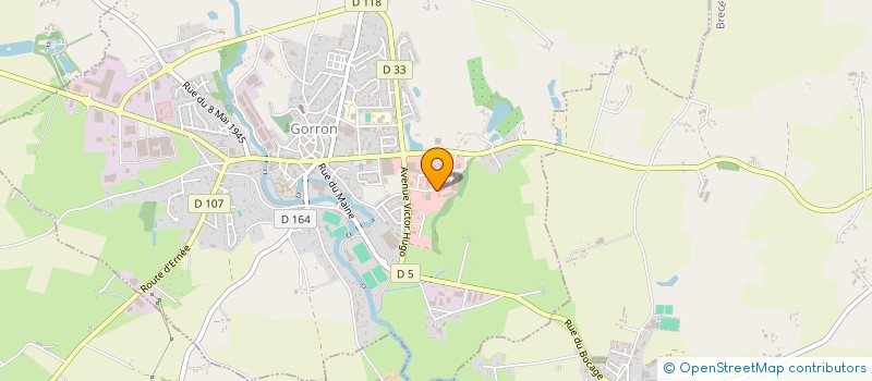 localisation de l'entreprise EURL GUERIN  GORRON