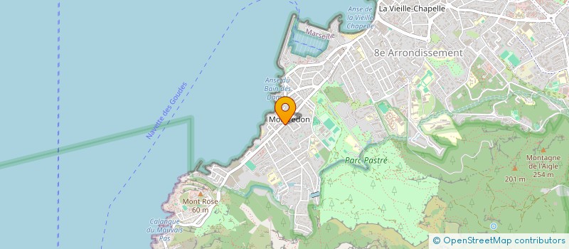 localisation de l'entreprise EURL GUERIN  MARSEILLE 8