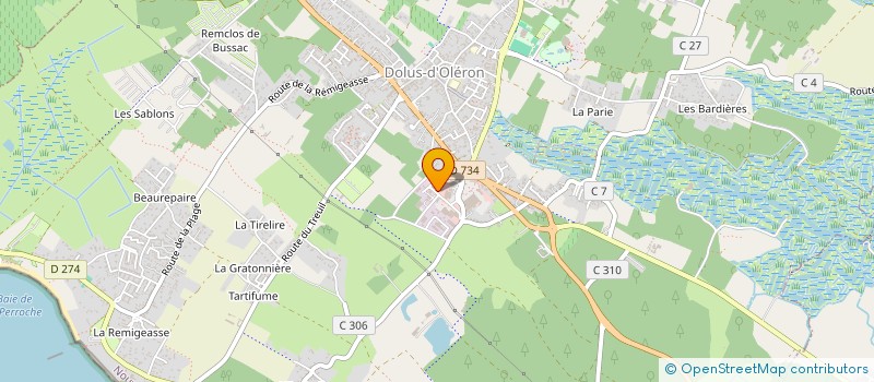 localisation de l'entreprise EURL GUERIT CONSTRUCTIONS à DOLUS-D'OLERON