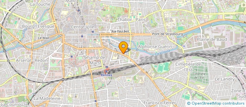 localisation de l'entreprise EURL GUGUEN PROGRAMMING, STATISTICS AND TRADING  RENNES