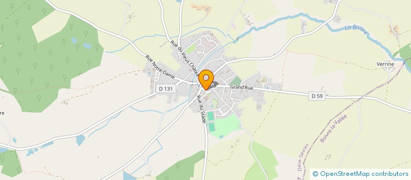 localisation de l'entreprise EURL GUICHET CELINE  VASLES