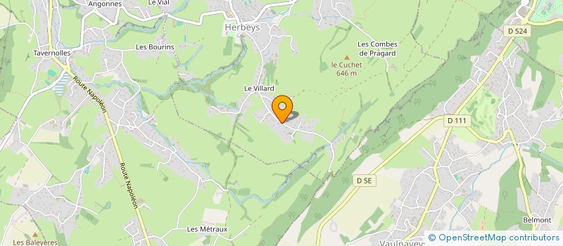 localisation de l'entreprise EURL GUILHOT MOULIN VERT  HERBEYS