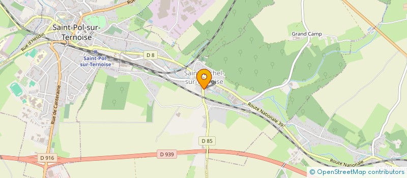 localisation de l'entreprise EURL GUILLE à SAINT-MICHEL-SUR-TERNOISE