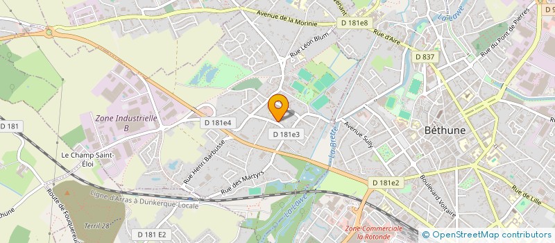 localisation de l'entreprise EURL GUILLOUX  ANNEZIN