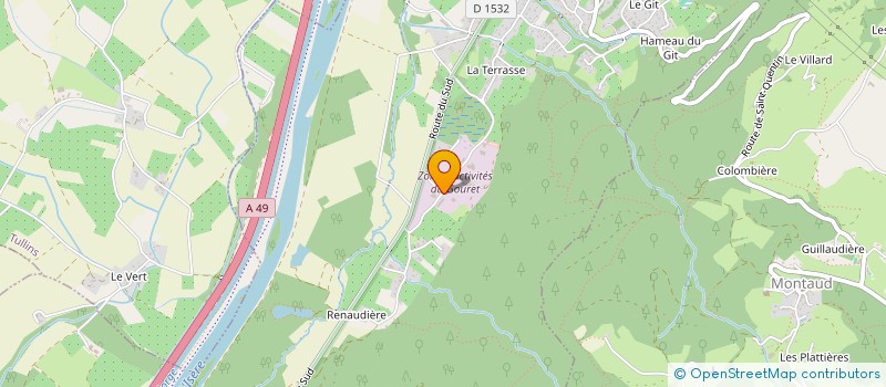 localisation de l'entreprise EURL GUIMELEC à SAINT-QUENTIN-SUR-ISERE