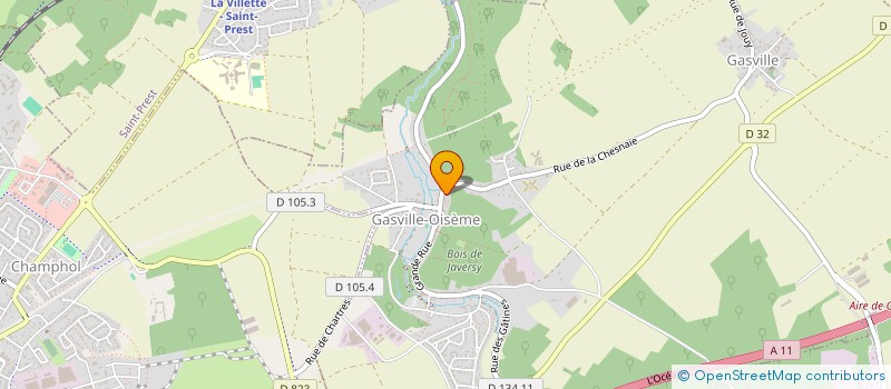 localisation de l'entreprise EURL GUITTARD RENOV à GASVILLE-OISEME