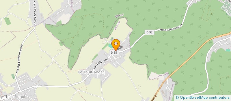 localisation de l'entreprise EURL GUNES PROJECTION  LE THUIT DE L'OISON