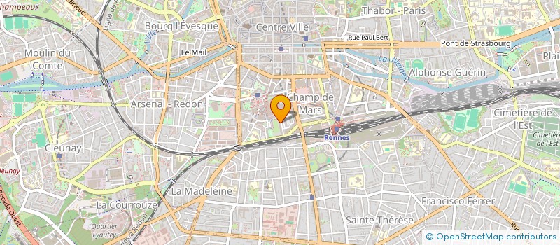 localisation de l'entreprise EURL GUYOMARC'H - ETUDES ELECTRIQUES  RENNES