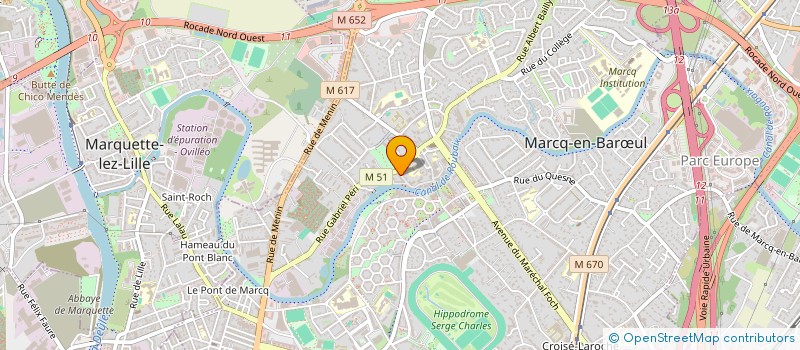 localisation de l'entreprise EURL H.A AUTO VENTES à MARCQ-EN-BARŒUL