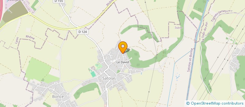 localisation de l'entreprise EURL HABITAT FERMETURES  SATOLAS-ET-BONCE