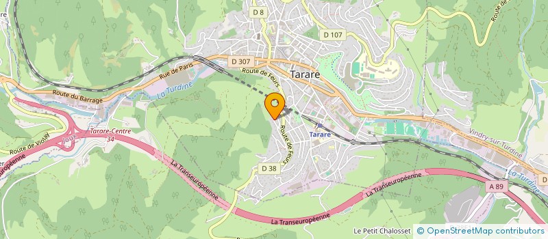 localisation de l'entreprise EURL HADJILA à TARARE