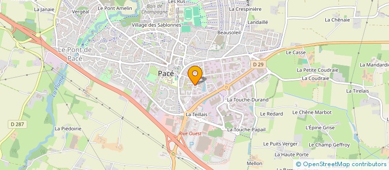 localisation de l'entreprise EURL HAMON  PACE