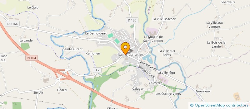 localisation de l'entreprise EURL HAMON YANNICK à SAINT-CARADEC