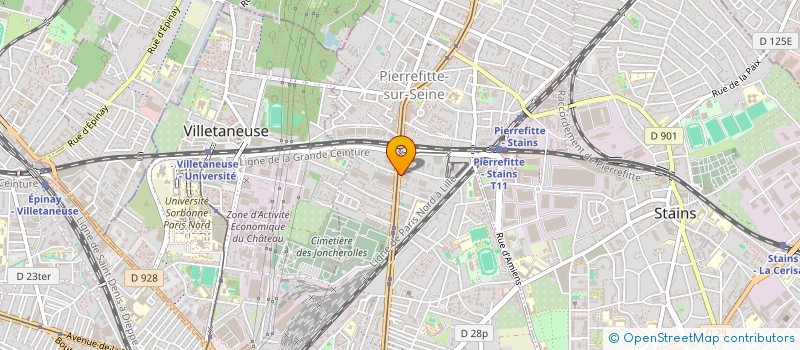 localisation de l'entreprise EURL HAMZA à PIERREFITTE-SUR-SEINE