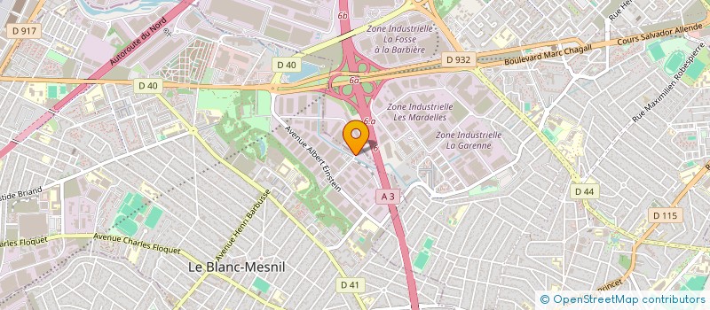 localisation de l'entreprise EURL HANUL DRUMETULUI à LE BLANC-MESNIL