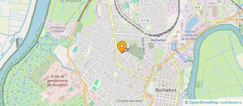 localisation de l'entreprise EURL HAPPY PROTHESE  ROCHEFORT