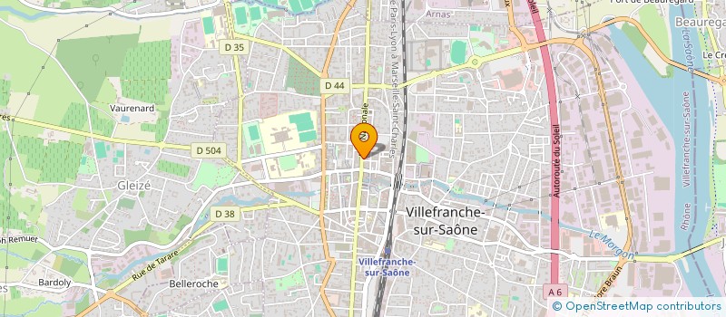 localisation de l'entreprise EURL HARMANT  VILLEFRANCHE-SUR-SAONE