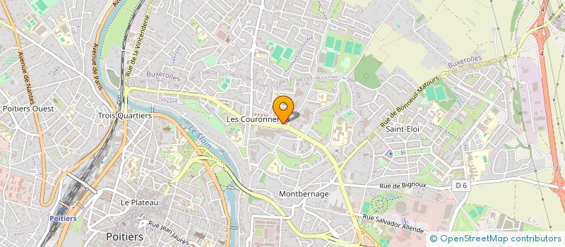 localisation de l'entreprise EURL HARMONIE à POITIERS