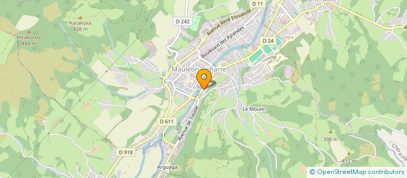 localisation de l'entreprise EURL HARRIBIZIA  MAULEON-LICHARRE