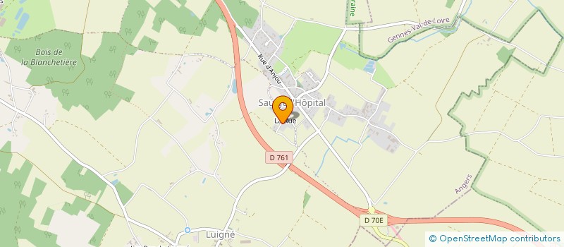 localisation de l'entreprise EURL HAUDEBAULT ERIC à GENNES-VAL-DE-LOIRE
