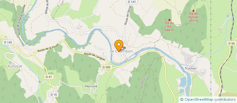 localisation de l'entreprise EURL HAUT ALLIER EVASION à LAVOUTE-CHILHAC