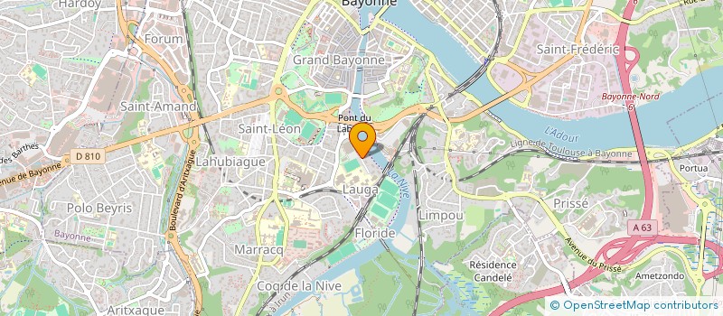 localisation de l'entreprise EURL HBS  BAYONNE