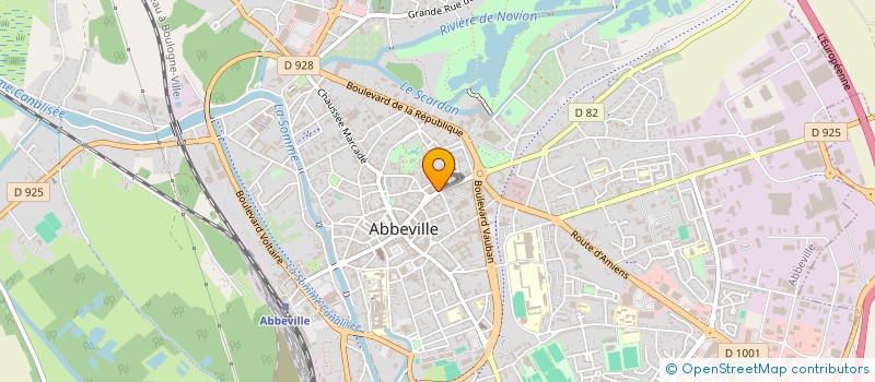 localisation de l'entreprise EURL HEELS à ABBEVILLE