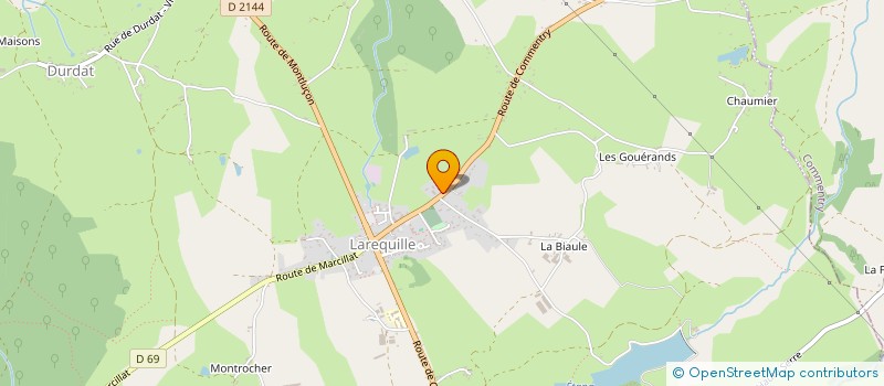 localisation de l'entreprise EURL HELP DIESEL à DURDAT-LAREQUILLE