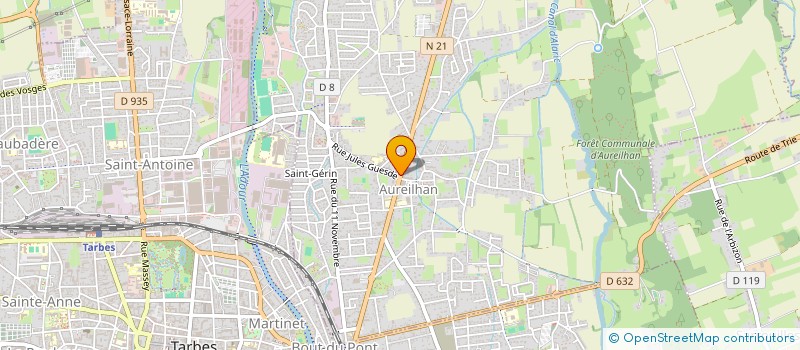 localisation de l'entreprise EURL HENOYA  AUREILHAN