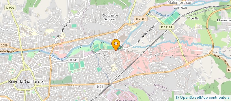localisation de l'entreprise EURL HENRI VERGNE ET COMPAGNIE à MALEMORT