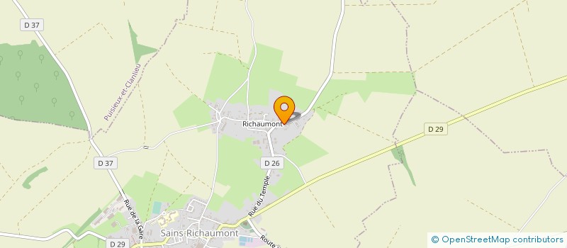 localisation de l'entreprise EURL HENRY JULIEN  SAINS-RICHAUMONT