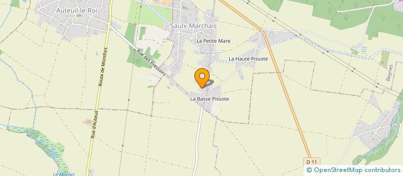 localisation de l'entreprise EURL HERTER à SAULX-MARCHAIS