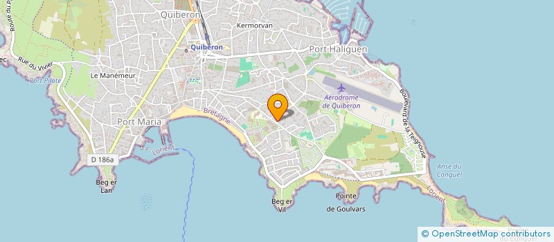 localisation de l'entreprise EURL HERVE BANASZAK à QUIBERON