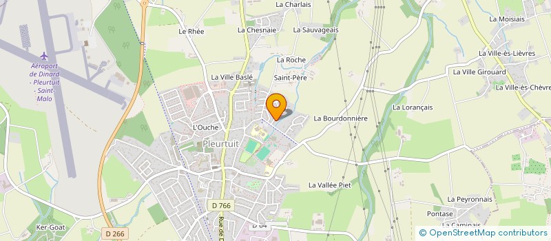 localisation de l'entreprise EURL HERVE NEVEZ  PLEURTUIT