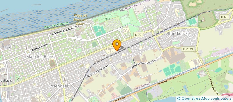 localisation de l'entreprise EURL HERVE STAWSKI à DUNKERQUE