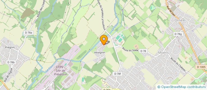 localisation de l'entreprise EURL HERVE VILLEMAGNE à PREVESSIN-MOENS